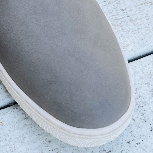 MENS GOOD FELLOW & CO SLIP ON ANKLE SUEDE LOOK GRAY SHOES 8.5 - Picture 7 of 7